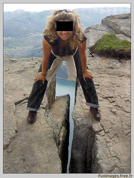 funimages images photo insolite extreme lieu norvege Preikestolen fjords falaise rocher